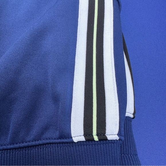 Nike size M, worn once sweatpants, no flaws in blue and white stripes - Picture 4 of 6